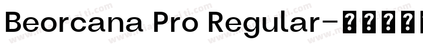 Beorcana Pro Regular字体转换
